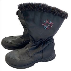 Black Snow Boots